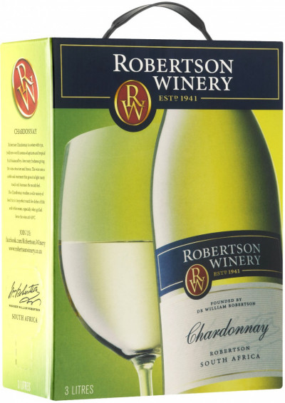 Вино Robertson Winery, Chardonnay, 2016, bag-in-box, 3 л