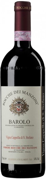 Вино Rocche dei Manzoni, Barolo "Vigna Cappella di Santo Stefano", Barolo DOCG, 2001