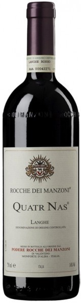 Вино Rocche dei Manzoni, "Quatr Nas", Langhe DOC, 2006