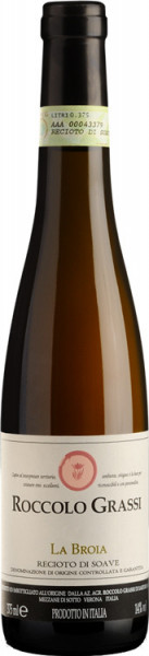 Вино Roccolo Grassi, "La Broia" Recioto di Soave DOCG, 2014, 0.375 л
