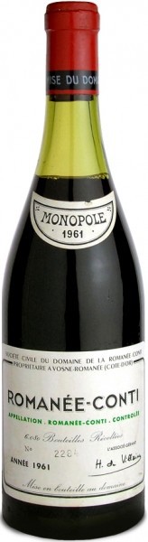 Вино Romanee-Conti Grand Cru AOC 1961