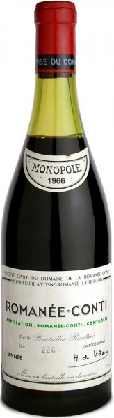 Вино Romanee-Conti Grand Cru AOC 1966