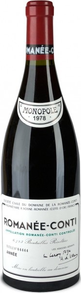 Вино Romanee-Conti Grand Cru AOC 1978