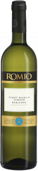 Вино "Romio" Pinot Bianco Famoso, Rubicone IGT, 2017