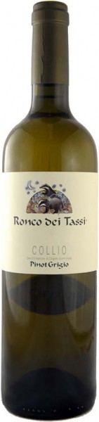 Вино Ronco dei Tassi, Pinot Grigio, Collio DOC, 2010