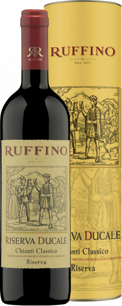 Вино Ruffino, "Riserva Ducale", Chianti Classico Riserva DOCG, 2014, in tube