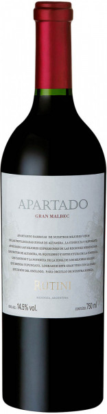Вино Rutini, "Apartado" Gran Malbec, 2015