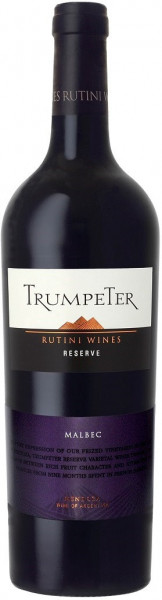 Вино Rutini, "Trumpeter" Malbec Reserve, 2015