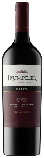 Вино Rutini, "Trumpeter" Malbec Reserve, 2019