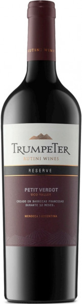 Вино Rutini, "Trumpeter" Petit Verdot Reserve, 2018