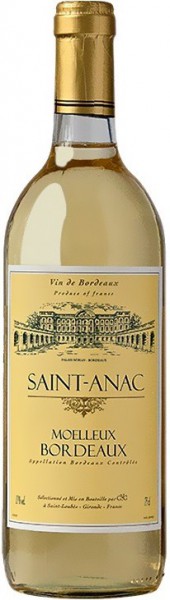 Вино "Saint-Anac" Moelleux, Bordeaux AOC