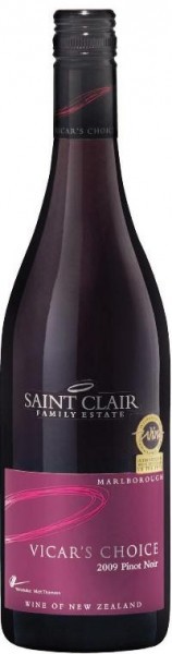 Вино Saint Clair Vicar’s Choice Pinot Noir 2009