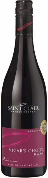 Вино Saint Clair, "Vicar’s Choice" Pinot Noir, 2012