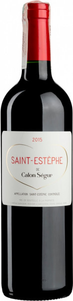 Вино "Saint-Estephe de Calon Segur", Saint-Estephe AOC, 2015