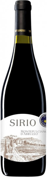 Вино San Lorenzo, "Sirio" Montepulciano d'Abruzzo DOC, 2019, 1.5 л