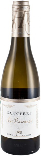 Вино Sancerre AOC "Les Baronnes" Blanc, 2012, 0.375 л