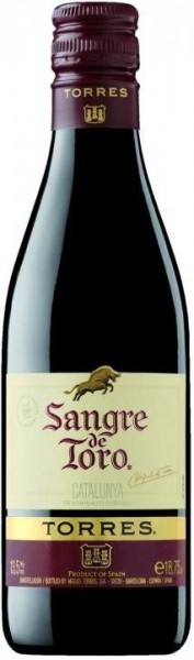 Вино "Sangre de Toro", Catalunya DO, 2014, 0.1875 л