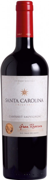 Вино Santa Carolina, "Gran Reserva" Cabernet Sauvignon, Valle del Maipo DO, 2020