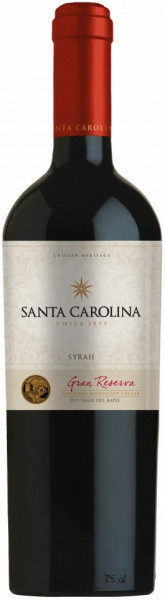 Вино Santa Carolina, "Gran Reserva" Syrah, Valle del Maipo DO, 2016