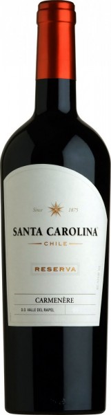 Вино Santa Carolina, Reserva Carmenere, Valle de Rapel DO, 2014