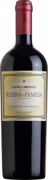 Вино Santa Carolina, Reserva de Familia Cabernet Sauvignon Maipo Valley DO, 2007