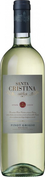 Вино Santa Cristina, Pinot Grigio, Sicilia IGT, 2010