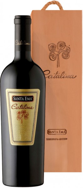 Вино Santa Ema, "Catalina", 2009, wooden box