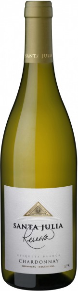 Вино "Santa Julia" Reserva, Chardonnay, 2012