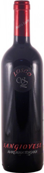 Вино Santa Lucia, "Losco" Sangiovese, Maremma Toscana DOC, 2010