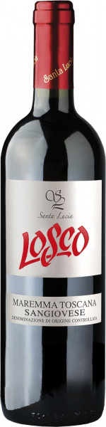 Вино Santa Lucia, "Losco" Sangiovese, Maremma Toscana DOC, 2019