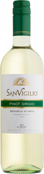 Вино "Sanvigilio" Pinot Grigio, Provincia di Pavia IGT, 2019