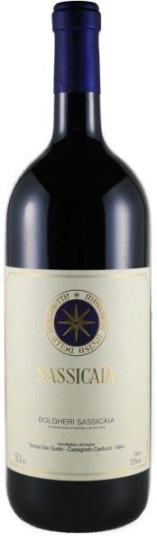 Вино Sassicaia, Bolgheri Sassicaia DOC 1996, 1.5 л
