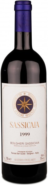 Вино Sassicaia, Bolgheri Sassicaia DOC 1999