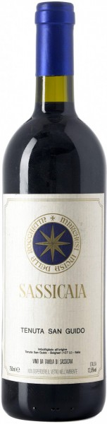 Вино Sassicaia, Bolgheri Sassicaia DOC, 2002