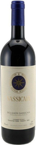 Вино Sassicaia, Bolgheri Sassicaia DOC 2005, 1.5 л