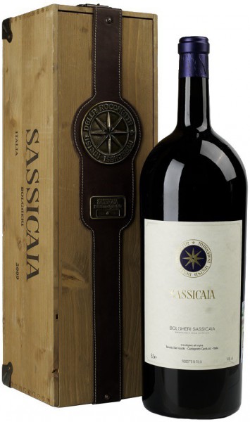 Вино "Sassicaia", Bolgheri Sassicaia DOC, 2007, in wooden box, 6 л