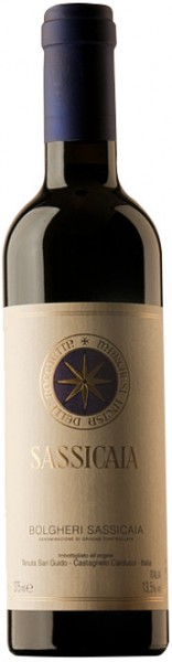 Вино "Sassicaia", Bolgheri Sassicaia DOC, 2010, 0.375 л