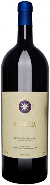 Вино "Sassicaia", Bolgheri Sassicaia DOC, 2012, 3 л