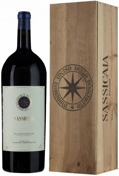 Вино "Sassicaia", Bolgheri Sassicaia DOC, 2016, wooden box, 6 л