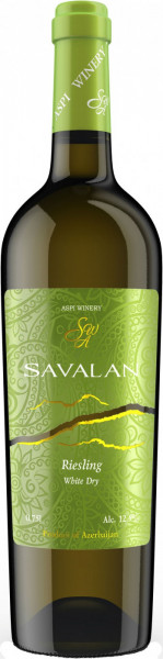 Вино "Savalan" Riesling