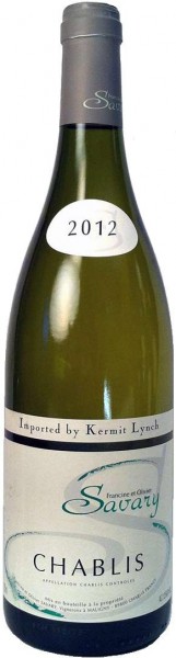 Вино Savary, Chablis AOC, 2012, 0.375 л