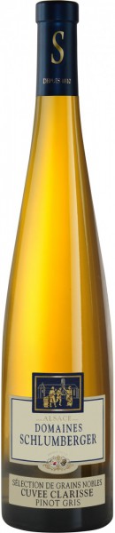 Вино Schlumberger, Pinot Gris Cuvee Clarisse, Selection de Grains Nobles, Alsace AOC, 2000, 0.375 л