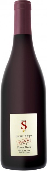 Вино Schubert, "Block B" Pinot Noir, Wairarapa, 2014