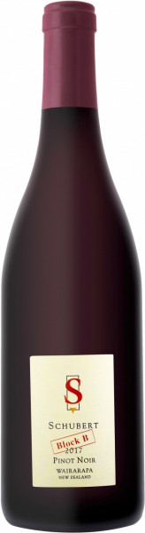Вино Schubert, "Block B" Pinot Noir, Wairarapa, 2017