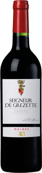 Вино "Seigneur de Grezette" Malbec, Cahors AOC, 2016