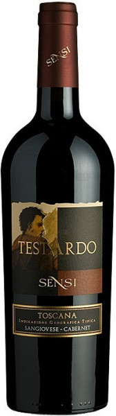 Вино Sensi, "Testardo" Sangiovese-Cabernet, Toscana IGT
