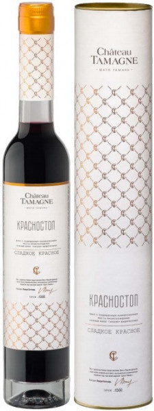 Вино "Шато Тамань" Красностоп, в тубе, 0.375 л