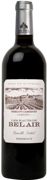 Вино Sichel, "Les Hauts de Bel Air" Rouge, Bordeaux AOC