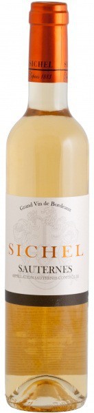 Вино Sichel Sauternes AOC 2008, 0.5 л