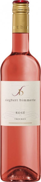 Вино "Siegbert Bimmerle" Spatburgunder Rose Trocken QbA, 2016